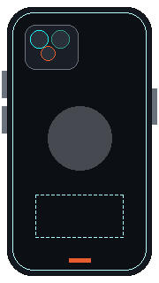 Phone case silhouette